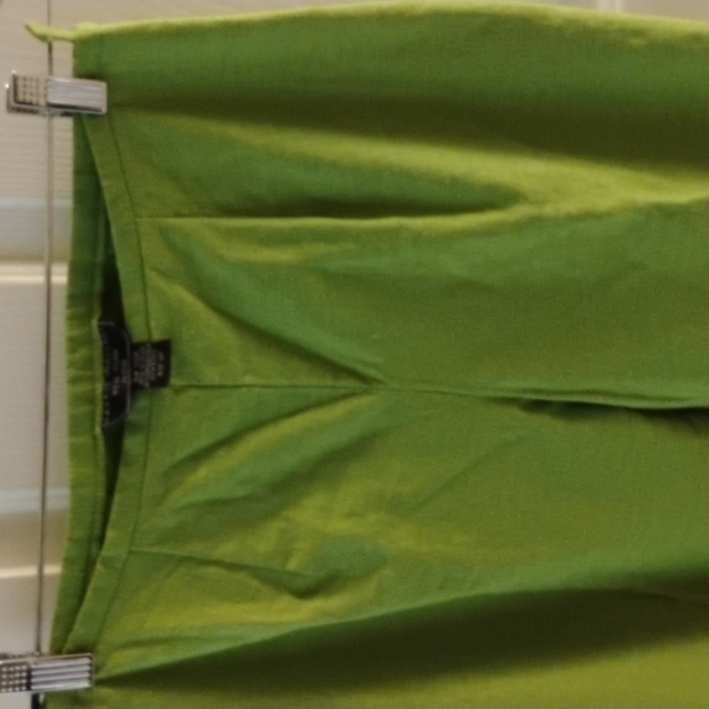 Harris Wallace Green linen pants